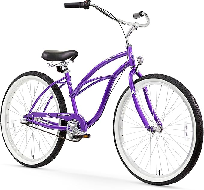 sixthreezero Urban Lady Beach Cruiser Bike, Women's 3 Speed Hybrid Bicycle