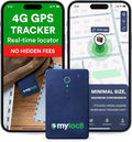 GPS Luggage Tracker for Suitcases TSA Approved, Android & iOS Compatible - Smart Tag with Bag Opening Alert - Real-Time Tracking Device for Travel or Even Car, Trailer, etc. – Long Battery Life