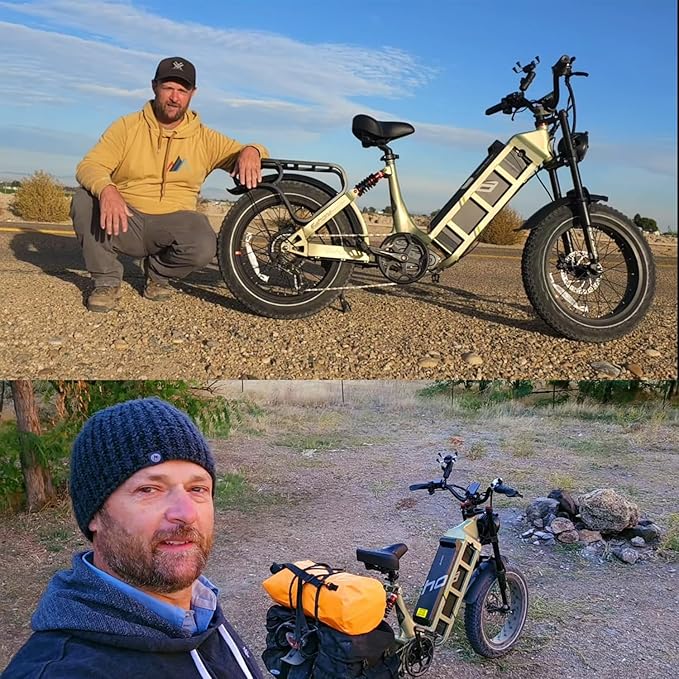 2026 eAhora Juliet Pro 2 EBike - Dual Motor 5400W/1200W 30-43MPH 60V 70Ah 200Mile Long Range Electric Bike for Adults, 20'' Fat Tire Fast Electric Mountain Bike Full Suspension Electric Bicycle