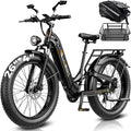Jasion Thunder/PRO/ST Electric Bike,2000W/1800W Peak Ebikes for Adults,26''Fat Tire Best Ebike for Men,90/80 Miles with 1040Wh/864Wh Battery,35/30+MPH Max Speed Bicycles,500/400LB Capacity