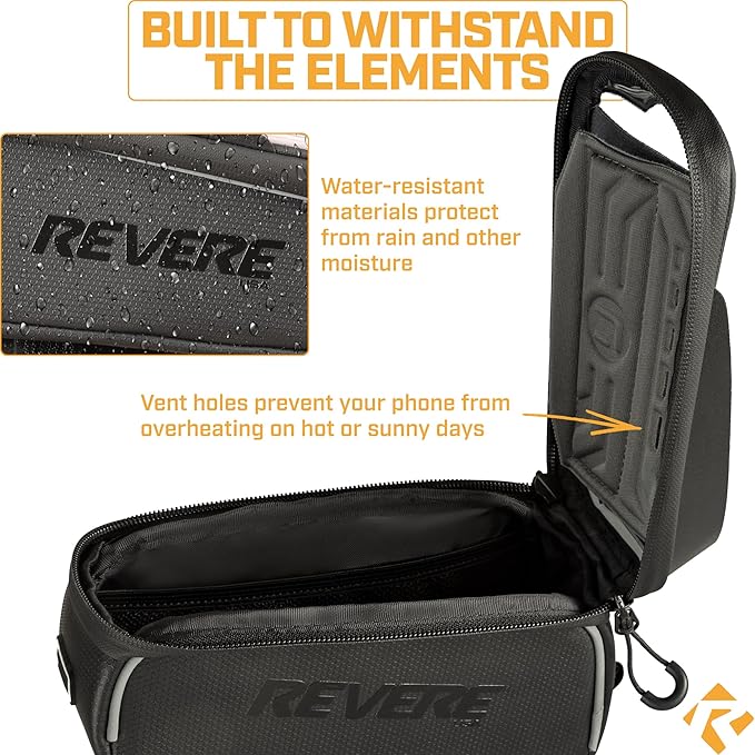 Revere Top Tube Front Mount Bag For Mountain or Road Bikes, E-Bikes.