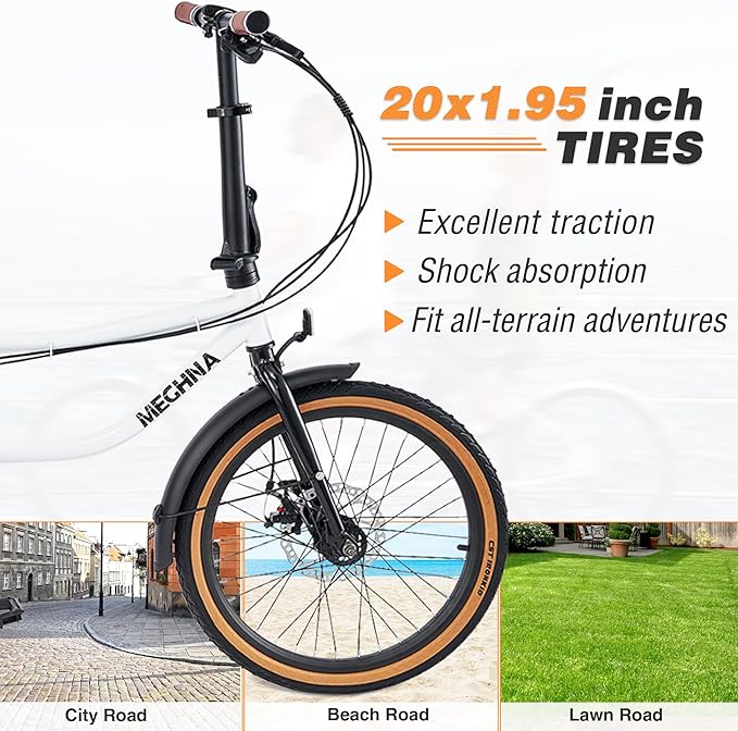 Folding Tandem Bike for Adults,20" Folding Bike Dual Drive Tandem Bicycle,Foldable with Rolling Stand for Easy Transport