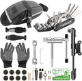 Ultimate 27-Piece Bike Repair Kit - Roadside Emergency Savior with 120PSI Mini Pump (Fits Presta & Schrader), 16-in-1 Multitool & Glue-Free Tire Patch, Pro Set for Road & Mountain Bikes