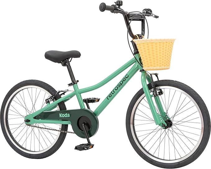 Retrospec Koda Plus Kids Bike for Boys & Girls Ages 6-8 Years - 20" Children's Bicycle, Adjustable Seat & Handlebars