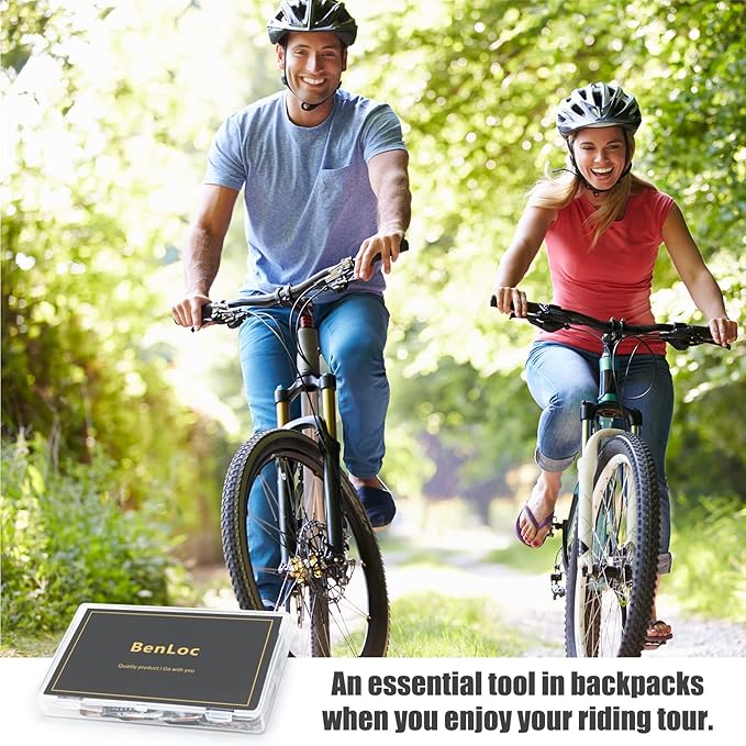 Bike Inner Tire Patch Repair Kit - Bycicle Tube Puncture Patches Kits, 30PCS Vulcanizing Patches, Glueless Patchs for Motorcycle BMX Cycling MTB Road Mountain Bicycle