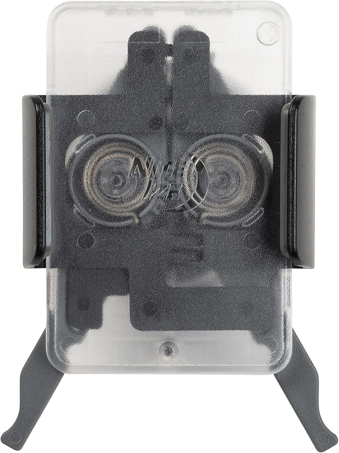 Nite Ize Squeeze Rotating Smartphone Bar Mount, Universal Bike Phone Holder For Bar or Stem, Compatible With iPhone/Galaxy/Edge/Google Pixel and more, Translucent