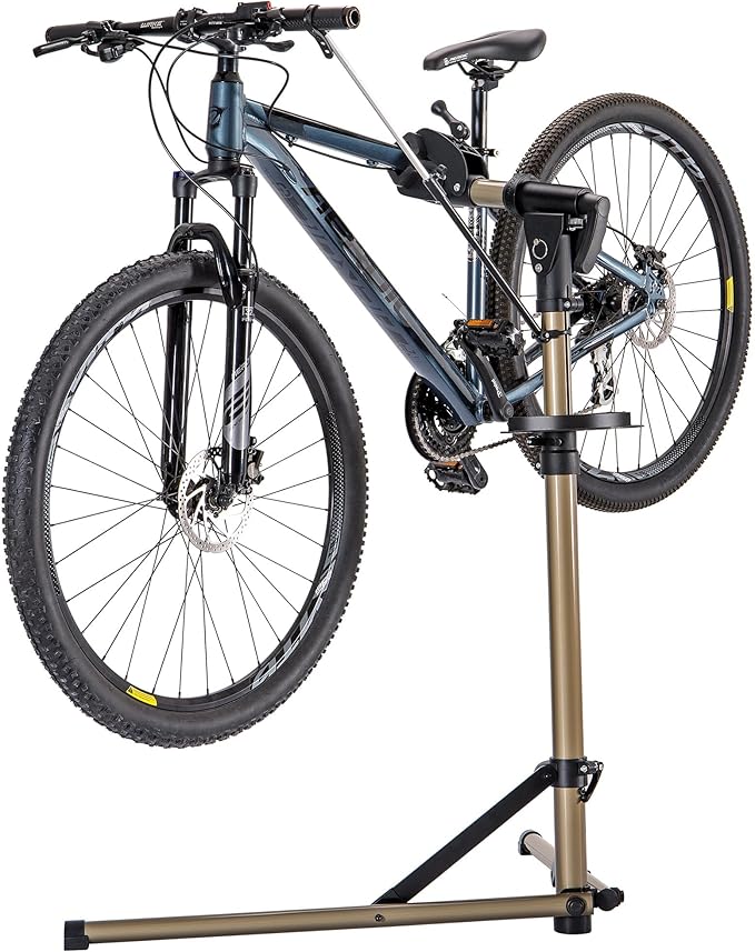 CHEPARK Bike Repair Stand (Max 80lbs) - Bike Stand Rack for Workstand Maintenance - E Bike Repair Stand Bicycle Shop Home Mechanics for Mountain Bike and Road Bike