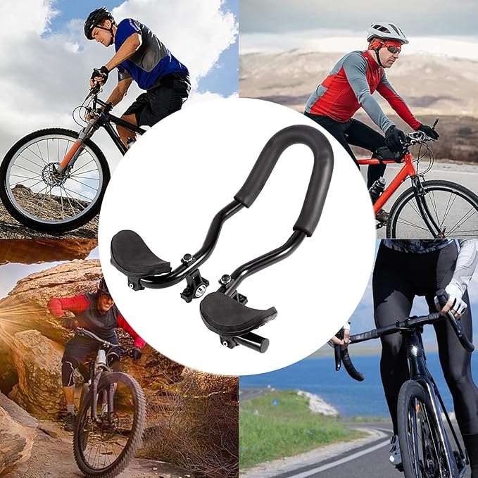 Aero For Road Bike - Bike Aero Aluminum Alloy, Handlebar Clip Armrest Bar | Cycling Biking Accessories Part For Racing Training Relaxation Biking Commuting Traveling