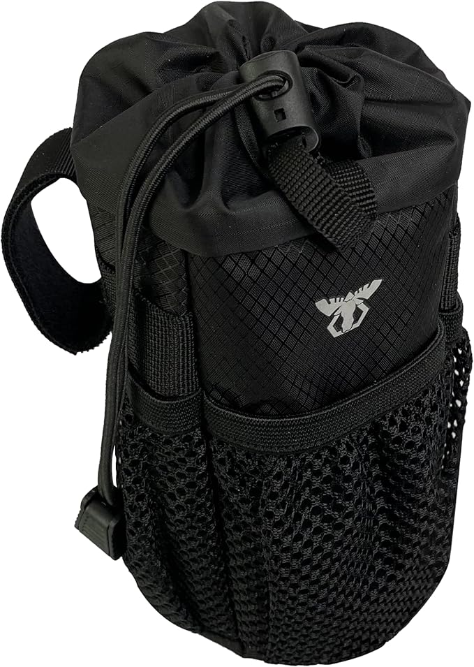 Bike Stem Bag | Bikepacking Food Snack Water Bottle Storage | Bicycle Touring Commuting Insulated Pouch
