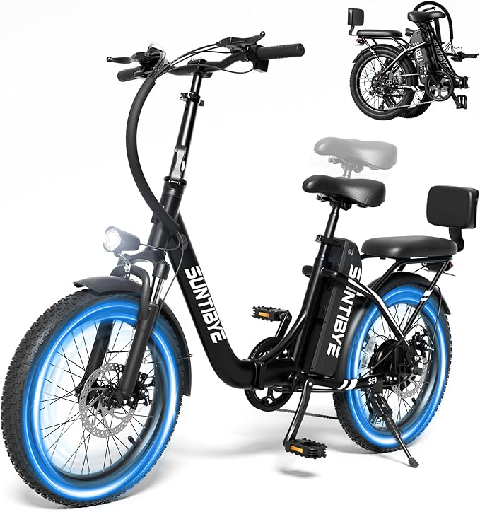 Electric Bike for Adults and Teens, Ebike, Electric Bicycle Mountain Dirt Bike Fat Tire Electric Bike, Multi-Funtional Bike for Work, School, Commute, Off-Road