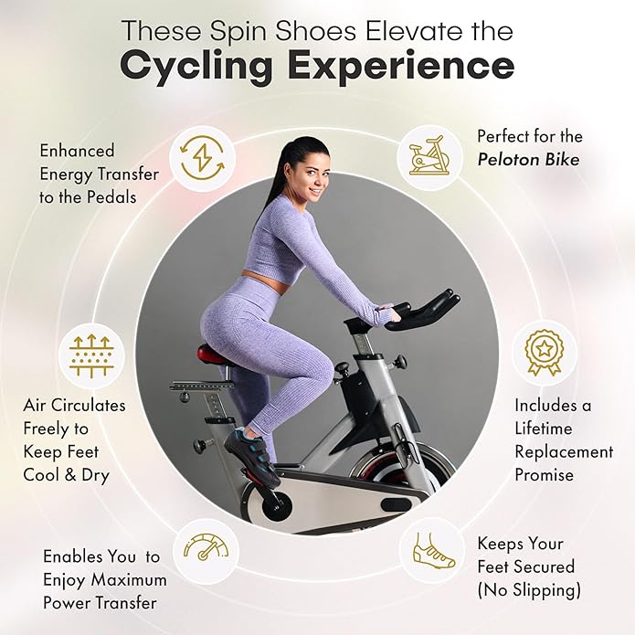 Tommaso Pista 100 SPD & Peloton Shoes for Women—Ready to Ride with Peloton Delta Cleat or SPD Cleats for Various Indoor Bikes—Explore Vareity Cycling Shoes & Bike Accessories