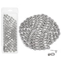 BlueStars 9 Speed Bike Chain 1/2 x 11/128 Inch (116 Links) with Quick Link - Anti-Rust Bicycle Chain - for MTB/Road/Gravel/Cyclocross Bikes - Compatible with Shimano SRAM Campagnolo