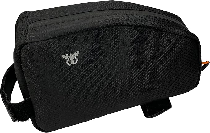 Bike Top Tube Bag | Fuel-Tank Style Bike Packing Bag with Easy 1 Hand Zipper Access