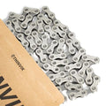 Thinvik Bike Chain 12 Speed, 1/2''× 11/128'', 110 Links - Road & Gravel and MTB Chain for Shimano and SRAM(Not for SRAM AXS) - Basic Silvery Gray - Quick Link Included