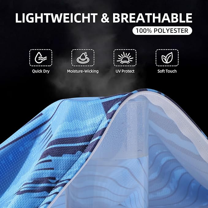 Men's Cycling Bike Jersey Long Sleeve - Moisture Wicking, Breathable, Quick Dry Biking Shirt Full Zipper