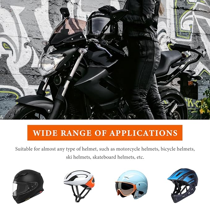 2PCS Helmet Pigtail Braids, Motorcycle Helmet Ponytail with Suction Cup, Bowknot Pigtails for Bicycle Helmet Decoration (Black-Fluorescent Green)