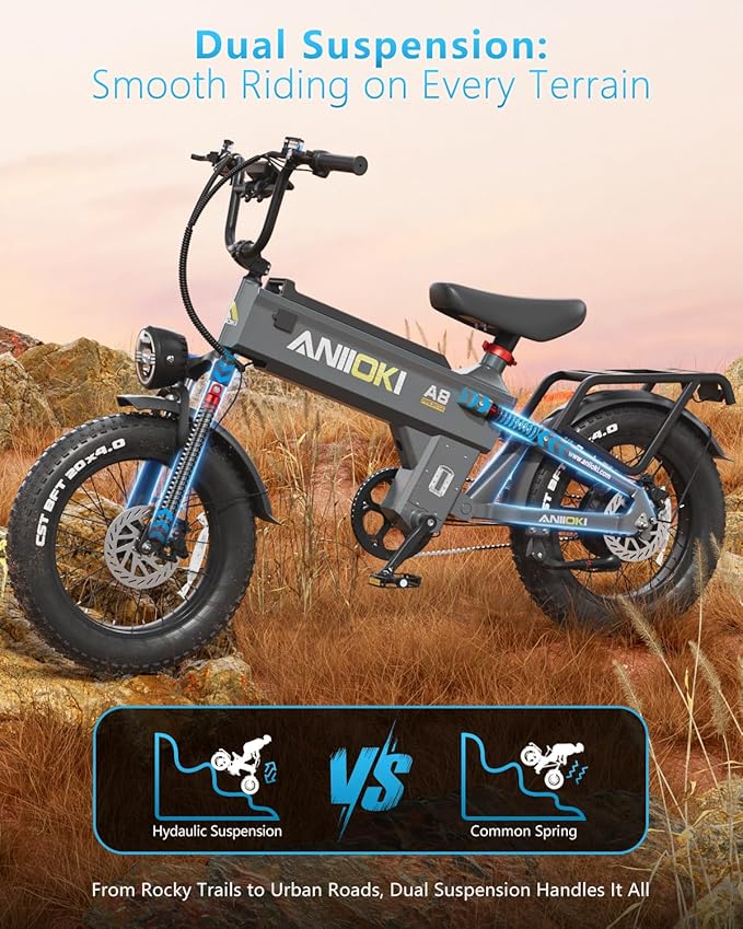 Electric Bike for Adults,200 Miles Long Range Commuter City Ebike with 1400/1600/1800W Motor and 48/52V 60/70Ah Battery,28+MPH Speed Fat Tire Electric Bicycle