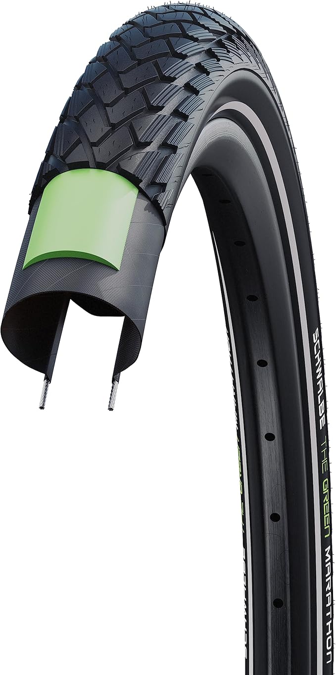 Schwalbe Marathon Wired Tyre with Greenguard Reflex