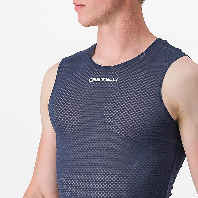 CASTELLI Men’s Pro Mesh 2.0 Sleeveless Jersey, Breathable Cycling Mesh Base Layer for Road, Gravel Biking & Racing