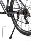 Adjustable Bike Kickstand, Aluminum Alloy Side Stand for 16-24 Inch Bicycles, Black