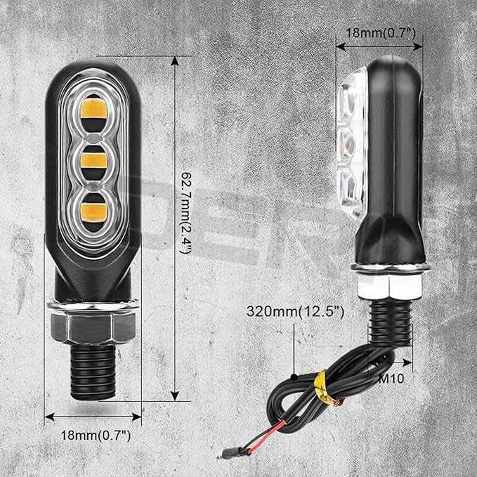 Bike Front Rear Turn Signal Bicycle Rear Left/Right Indicator Light Electric Bicycle Brake Light