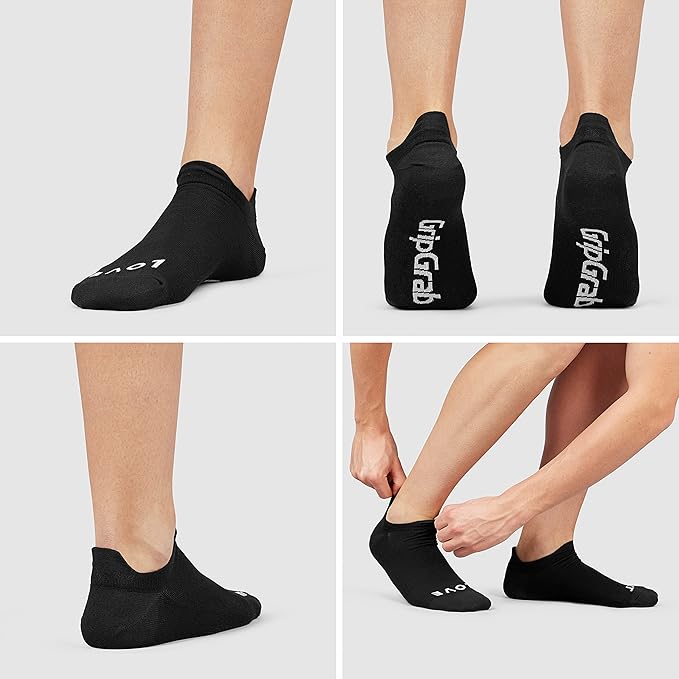 GripGrab Classic No-Show Single & Multipack Invisible Cycling Socks Short Low Sneaker Trainer Summer Liner Bike Sock
