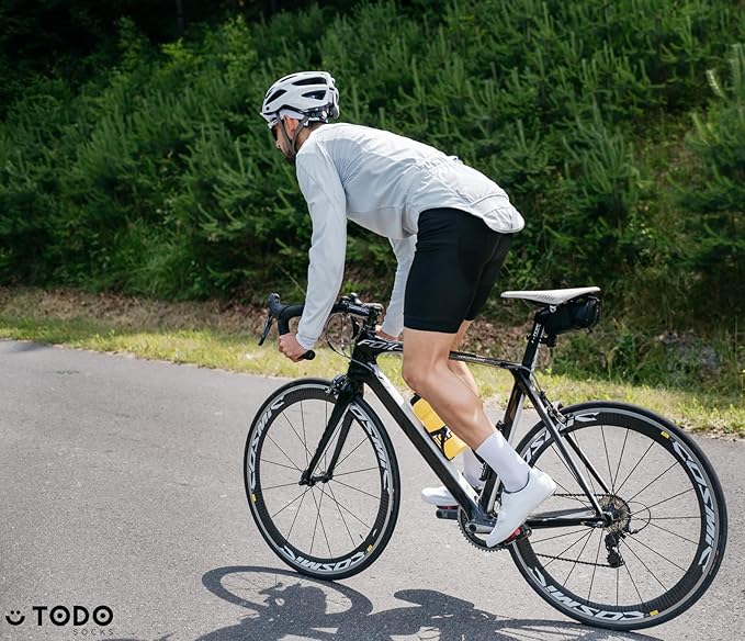 TODO PRO Cycling Socks - Breathable Bike Socks for Men and Women
