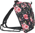 KEMIMOTO Rear Bike Rack Bag, 13L Water-resistant Trunk Bags 3-IN-1, Zippered Bicycle Backpack Shoulder Pannier Saddle Pack for Ebikes Cycling Commuting Travel Outdoor Camping, Pink