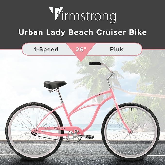 sixthreezero Urban Lady Beach Cruiser Bike, Women's 3 Speed Hybrid Bicycle