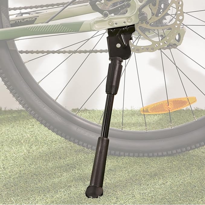 N+1 Bike Kickstand- Rear Mount Adjustable Bicycle Kickstand for 26"-29" Inch Mountain Bike, Road Bike, BMX, MTB, and eBikes (KF54)