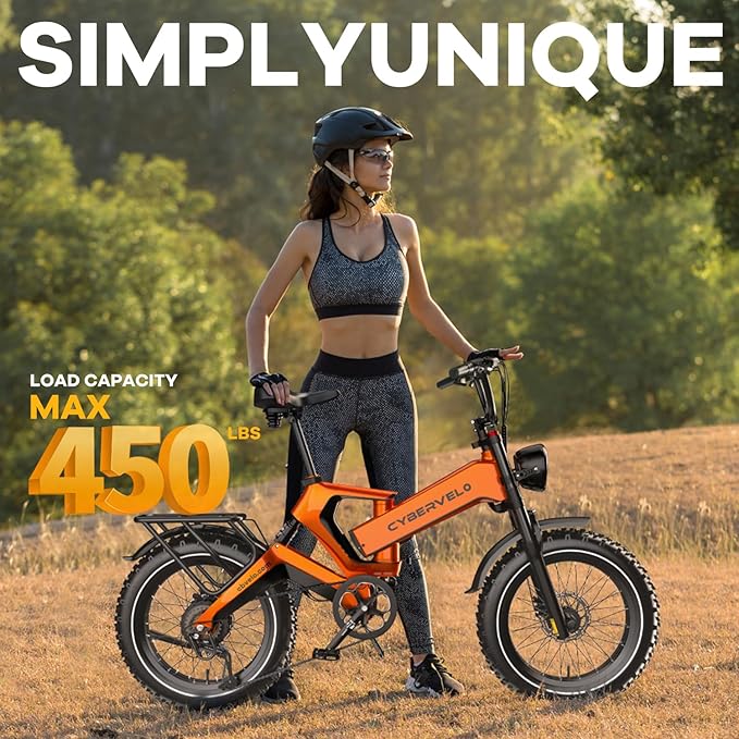 1000W(Peak 2000W)Folding Electric Bike for Adults,35MPH 100Mile,48V 25Ah Removable Battery,20" x 4.0 Fat Tire Foldable Electric Bicycle,8-Speed Electric Mountain E-Bike,UL Certified Commuter Ebikes