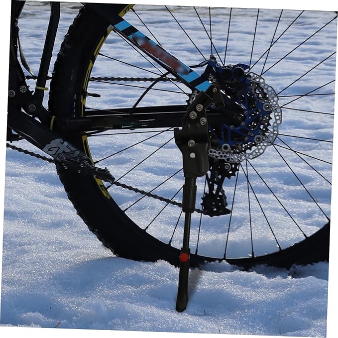 Mountain Bike Kickstand Adjustable 26-Inch Bike Stand Sturdy Support for Outdoor Use Single Piece