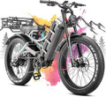 eAhora 2025 Latest Romeo Pro 3/2/Pro 5600W/50Mph 4000W/46Mph Dual Motor Electric Bike for Adults, 60V/80Ah 52V/70Ah 250+Miles Long Range Ebike 26''*4.0 Fat Tire Full Suspension Off-Road Ebike, UL2849