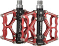 Bike Pedals 9/16" Skull Pattern Mountain Bike Pedals Sealed Bearing Bicycle Pedals Aluminum Alloy Flat Road Bike Pedals
