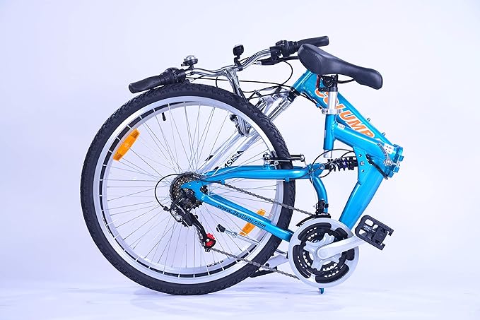 Columba 26 Inch Alloy Folding Bike w.18 Speed & Double Suspension