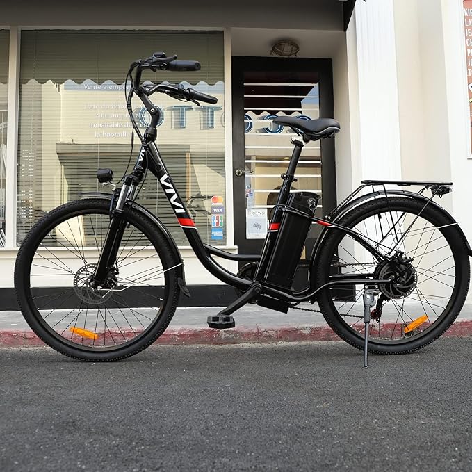 Vivi Electric Bike for Adults 1000W Peak Ebike with Removable Battery, 26'' Electric Commuter Bike 22MPH & 50 Miles Adult Electric Bicycles with Cruise Control, LCD Display, SGS Certified to UL2849