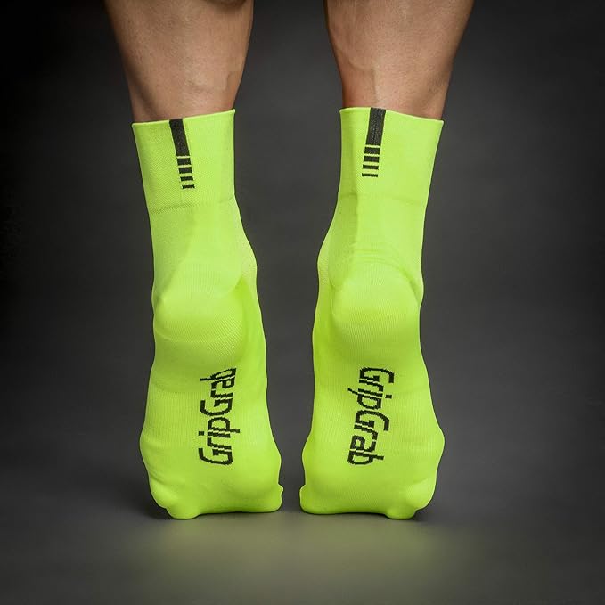 GripGrab Lightweight SL Performance Summer Cycling Socks Eyecatching 2 Lengths Road Mountain Gravel Bike Indoor Biking