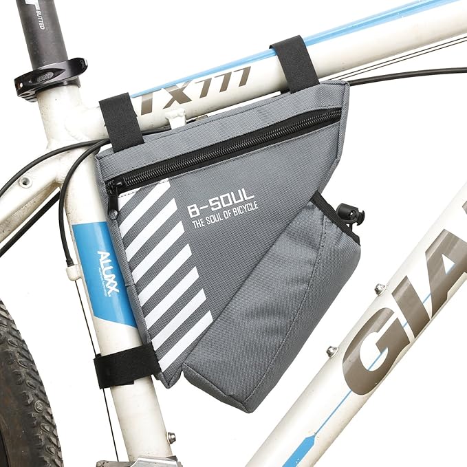 UPANBIKE Triangle Frame Bag - 1.5L Polyester Storage Bag for Road and Mountain Bikes