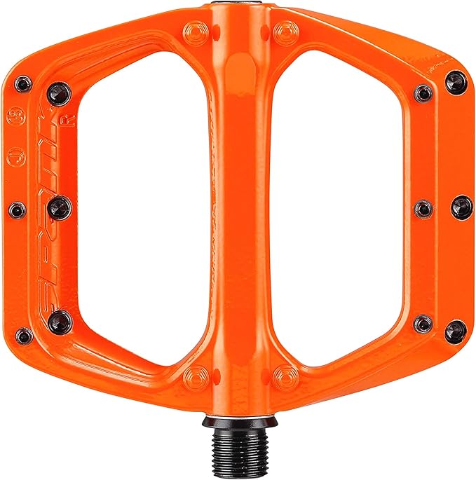 SPANK Spoon DC Pedals. Forged Alloy Body is Shot peened and Anodized for Increased Durability