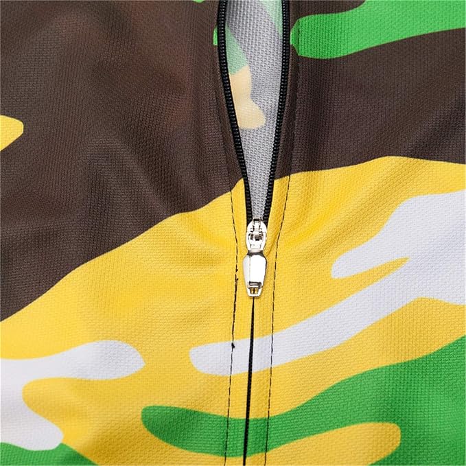 JPOJPO USA Cycling Jersey Men Road Bike Shirt Summer Biking Tops Short Sleeve Bicycle Clothes Cycle Wear Breathable