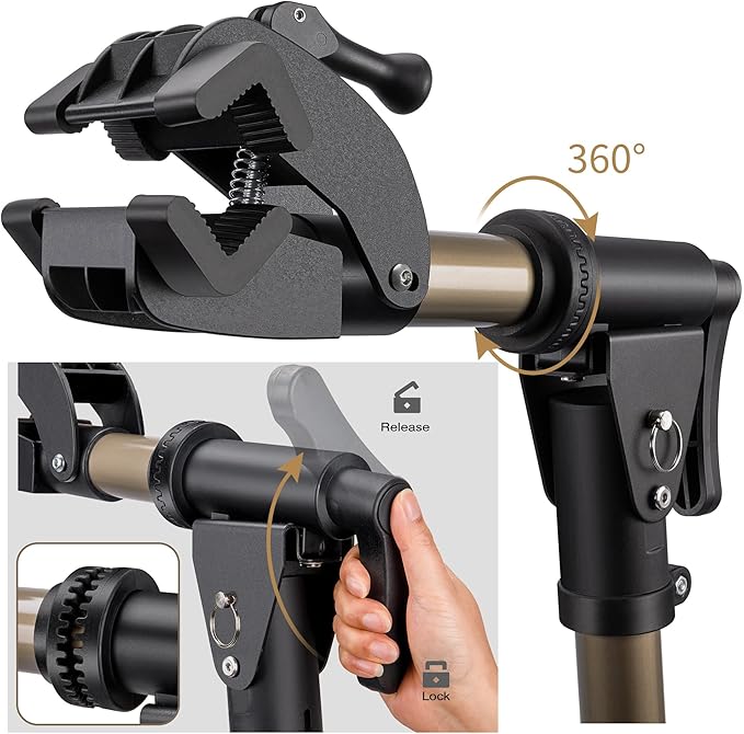 CHEPARK Bike Repair Stand (Max 80lbs) - Bike Stand Rack for Workstand Maintenance - E Bike Repair Stand Bicycle Shop Home Mechanics for Mountain Bike and Road Bike