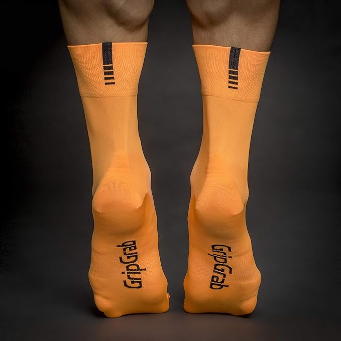 GripGrab Lightweight SL Performance Summer Cycling Socks Eyecatching 2 Lengths Road Mountain Gravel Bike Indoor Biking