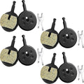 Boao 4 Pairs Bicycle Bike Disc Brake Pads Compatible with Avid Mechanical BB5, CSC, Kingdom, Promax DC 710, 720, 913, Decipher, Dualtron Ultra, DSK Series, 300,300R, 310, 330, 330R, Render-R ((Resin)