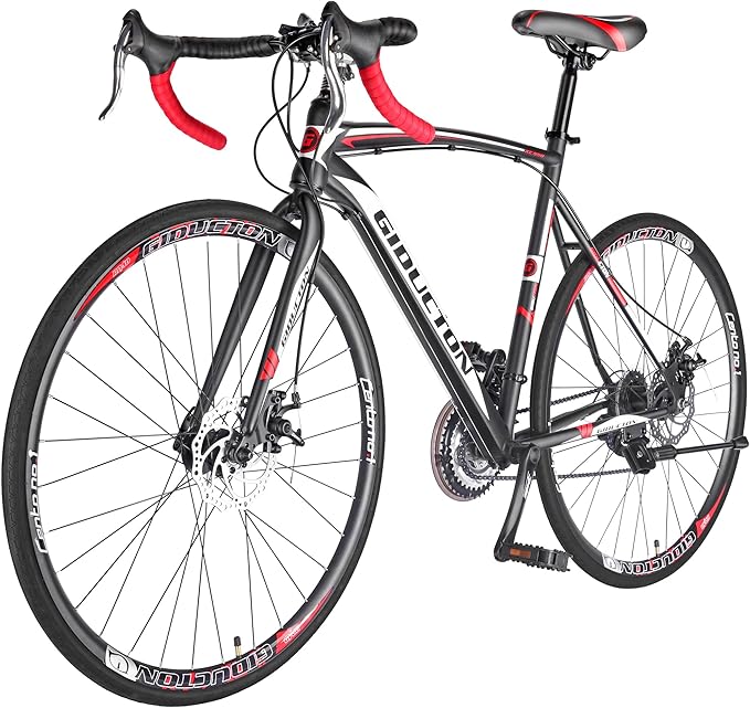 EUROBIKE Mens Road Bike, YH-XC550 Road Bike for Men, 54cm Frame Bicycle, 700C Wheels,Urban Commuter Bikes