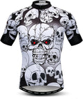 Men's Cycling Jerseys Tops Biking Shirts Short Sleeve Full Zipper Bike Clothing