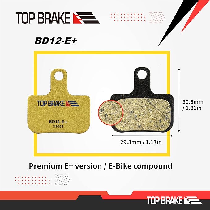 TOP BRAKE Disc Bike Brake Pads Compatible with SRAM Level Ultimate/T/TL/TLM B1, Force eTap AXS, Red eTap AXS (Gen. 2) | MTB eMTB Gravel Cross-Country(XC) Racing Trail