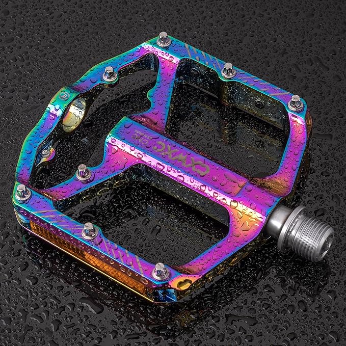 Bike Pedals - 9/16" Bicycle Pedals Platform - 3 Sealed Bearing Bike Pedals, Lightweight Plat Pedals for Road Mountain BMX City Bike