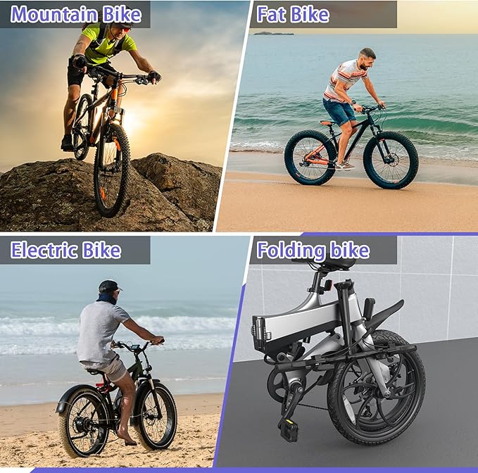 BUCKLOS Mountain Bike Disc Brake kit, MTB Mechanical Line Pulling Disc Brakes Caliper with Aluminum Alloy Levers /160mm Rotor,/is/PM Universal Adapter for Ebike/Folding Bike/Scooter/Fat Bike