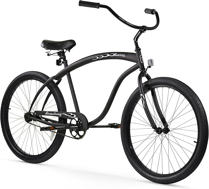 Firmstrong Bruiser Man Single Speed Beach Cruiser Bicycle