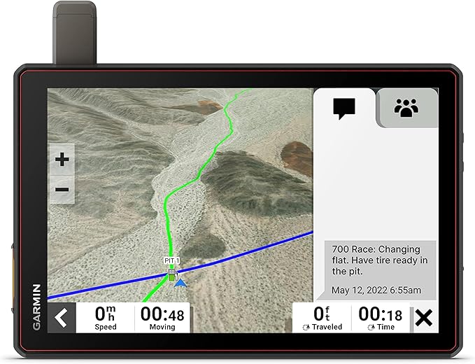 Garmin Tread XL - Baja Chase Edition, Rugged, ultrabright 10” Off-Road Chase Navigator, Portable GPS for Baja Support Trucks, Team Tracking with Built-in inReach Satellite Communication